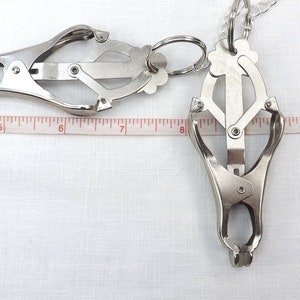 Nipple Clamps Body Clamps Clover Clamps with Bells Butterfly clamp mature bdsm toys bell clamps sex toys image 3