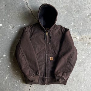 Carhartt J130 Brown - Etsy
