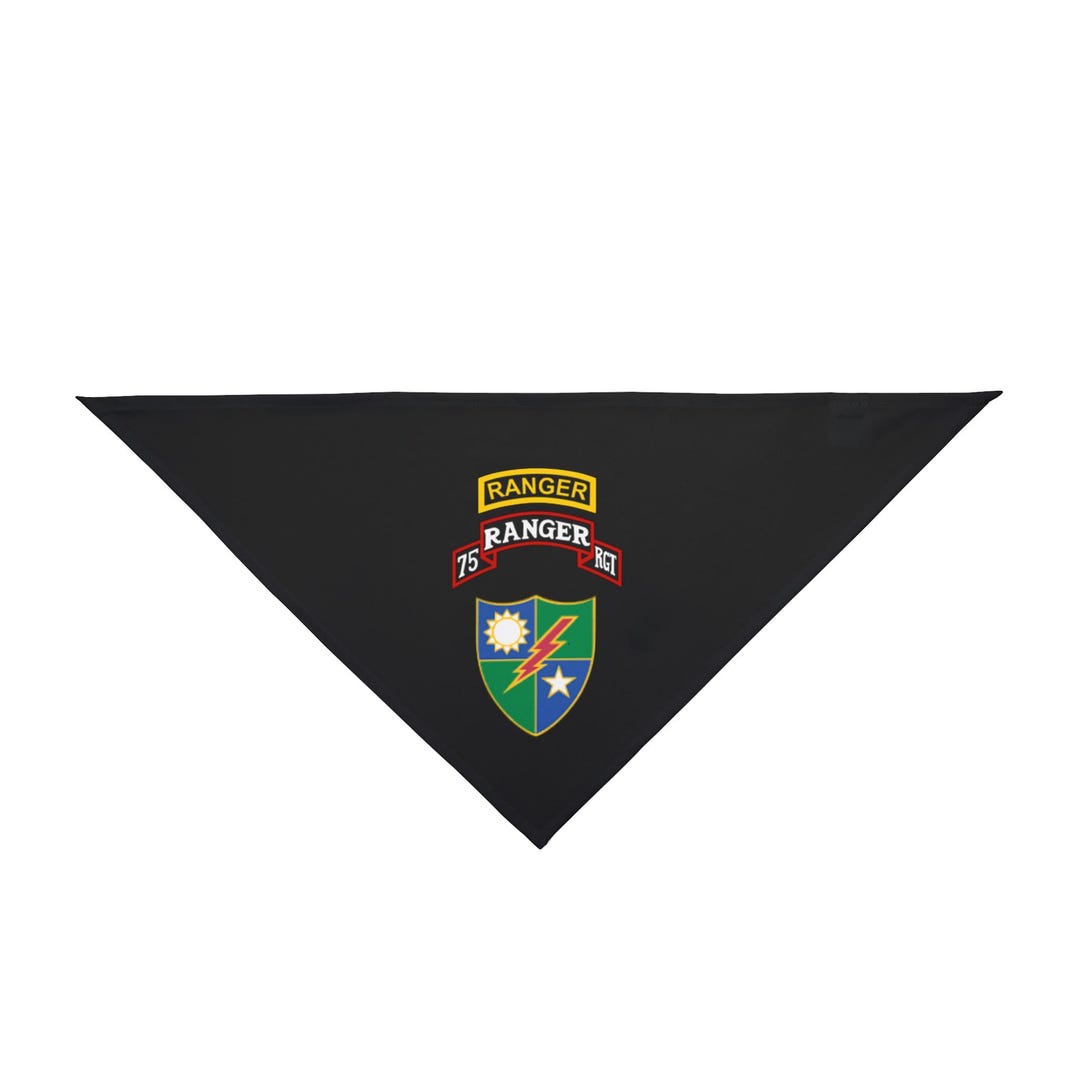Ranger Patch Pet Bandana Military Unit Emblem Dog Bandana - Etsy