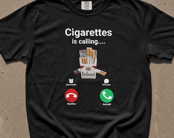 Sigaretten roepen shirt