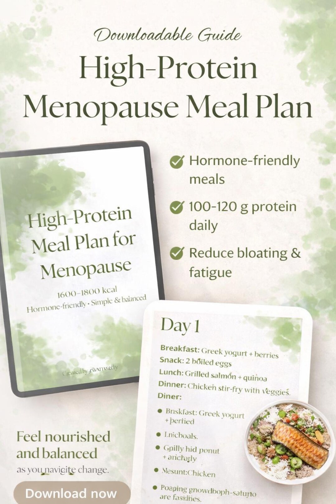 14-day Menopause Meal Plan - Etsy
