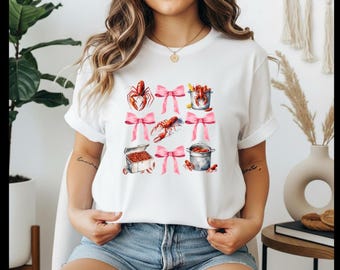 Coquette Crawfish Shirt, Southern Boil Tee, it’s crawfish time