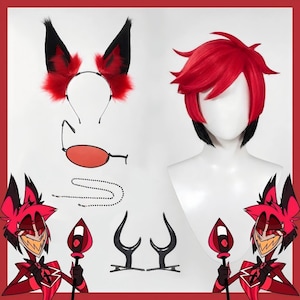 Alastor hazbin hotel costume - Etsy 日本