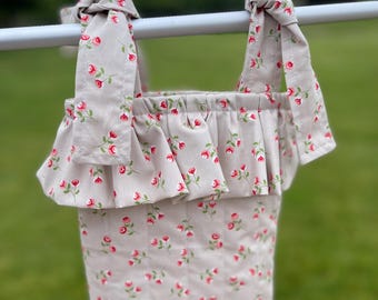 Handmade Quilted Diaper Caddy/Tote for Stroller/Walker/Scooter/Car