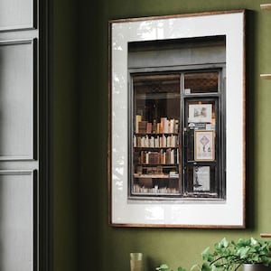 Vintage Paris Bookstore Photography Print, French Wall Art, Rustic Home Decor, European Fine Art Print, Antique Bookshop Decor, Literary Art