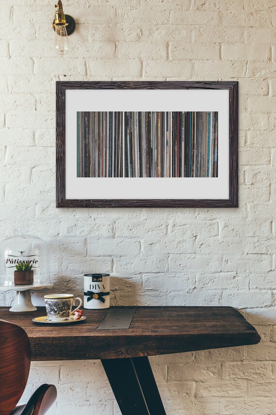 Clearance Sale Large Wall Art Record Collection Music Wall Etsy