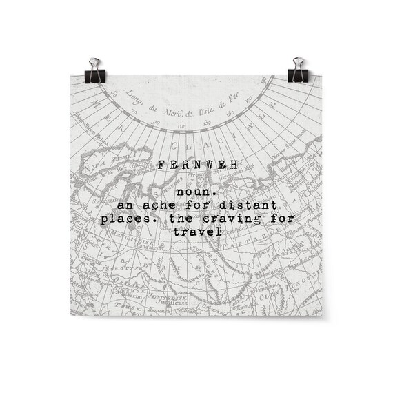 Travel Inspiration Art Print Affordable Wall Art Vintage Etsy