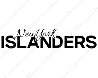 New York Islanders Digital Cut Files Svg