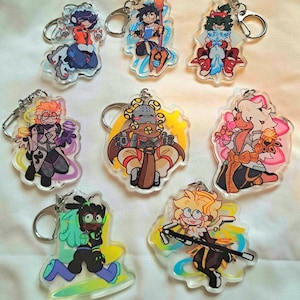 Dynamic Keychains Overwatch Acrylic Keychains - Etsy