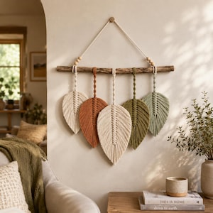 Macramé Wall Hanging Pattern PDF For Intermediates, Gift For Her, Boho Fiber Art Tutorial Pdf, Macrame, Digital Download PDF