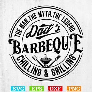 Dad's Bar und Grill svg, Grillen svg, BBQ svg, Dad's Bar und Grill svg, Vatertagsgeschenk svg, Chillen und Grillen