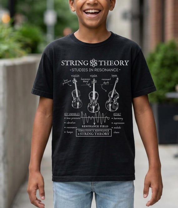 String Theory Shirt, Violin Viola Bass Shirt, String Musician Tee, Orchestra Shirt, Music Theory Shirt, Musician Gift