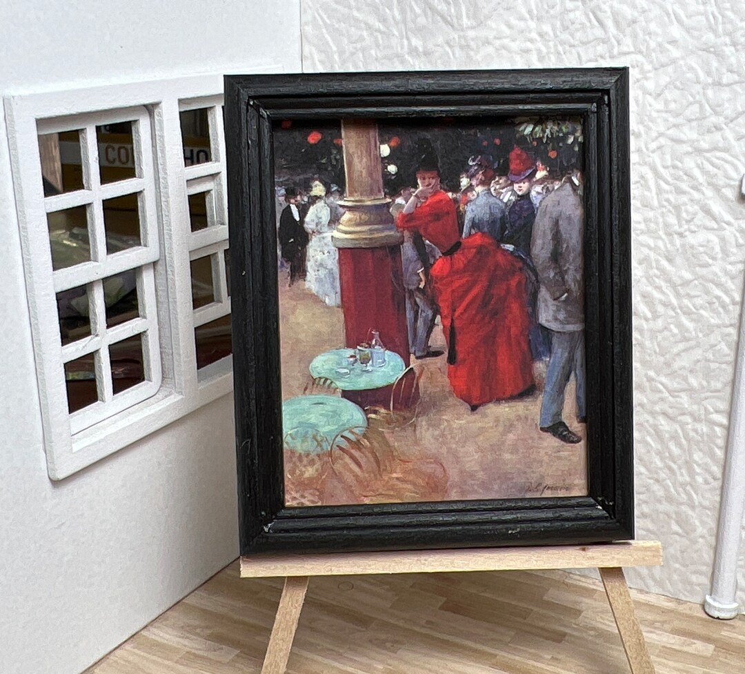 Miniature De Maison De Poupée 1:12 - Cabane De Jardin Artisanale Faite Main - Art Mural Ou Diorama