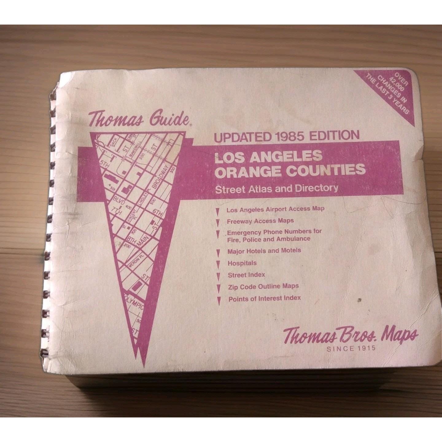 Thomas Bros Maps - Etsy