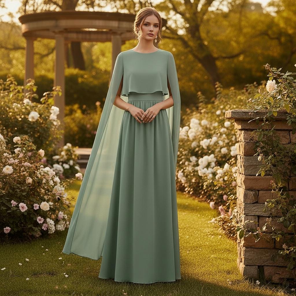 etsy sage green bridesmaid dress Charming Sheath Hatler Sage Green Long Bridesmaid Dresses AB110705 –  Anniebride