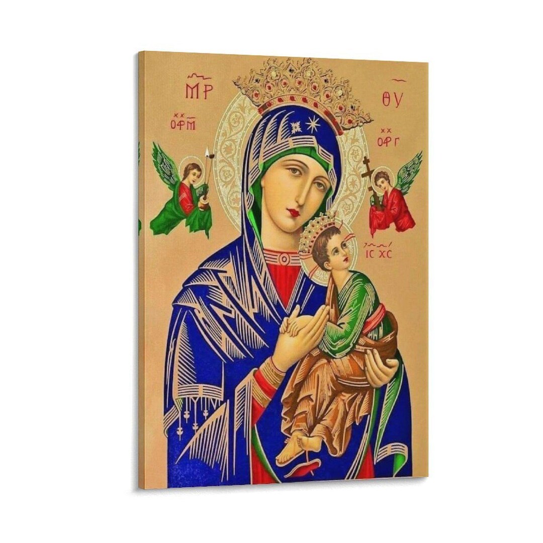 Our Lady of Perpetual Help Canvas Print, Catholic Art - Etsy Canada