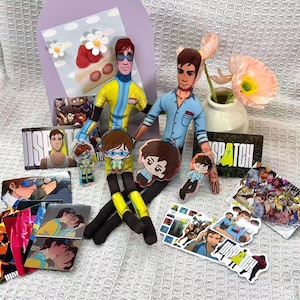 Dispatch Game Z-Team Water boy Robert Plush Doll Keychain Set – 28cm Bendable Wire Core  Doll