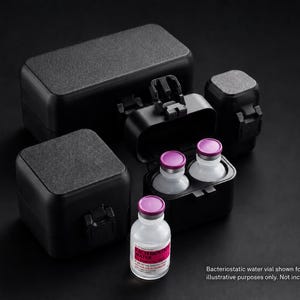 hospira bac water storage Case  Fits 2 Vials (72mm x 34mm) Compact Travel Ideal for IV Bacteriostatic Water 30ml - Etsy