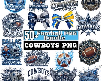 50+ Dallas Cowboys Football PNG, Retro Game Day Helmet, Blue Star Style Mascot Clipart, Dallas Football Fan Sublimation Design, Helmet PNG