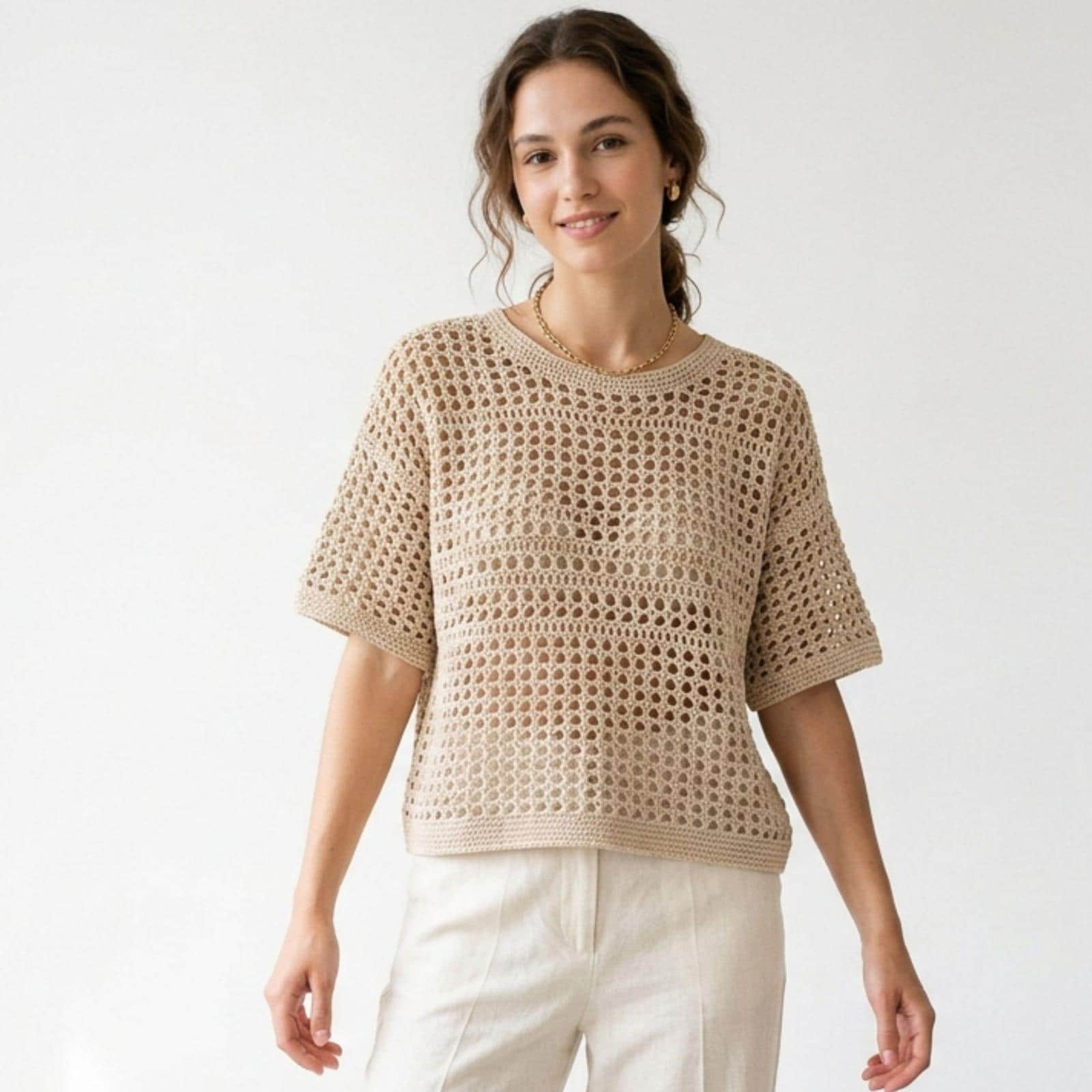 39 Mesh Sweater Crochet Patterns for Airy Layers, Pullovers, and Cardigans 31 Crochet Mesh Sweater