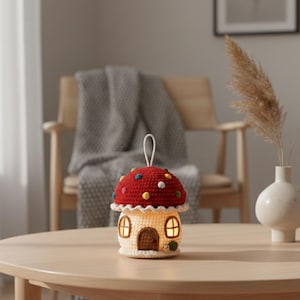 PDF Anleitung Häkelanleitung für Fairy House Light Ornaments - Feenhaus
