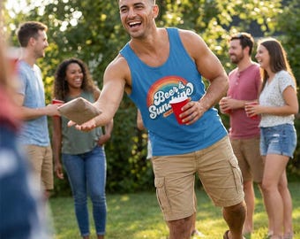 Beer & Sunshine Tank-Top | Summer Lake Tage Grillbehälter