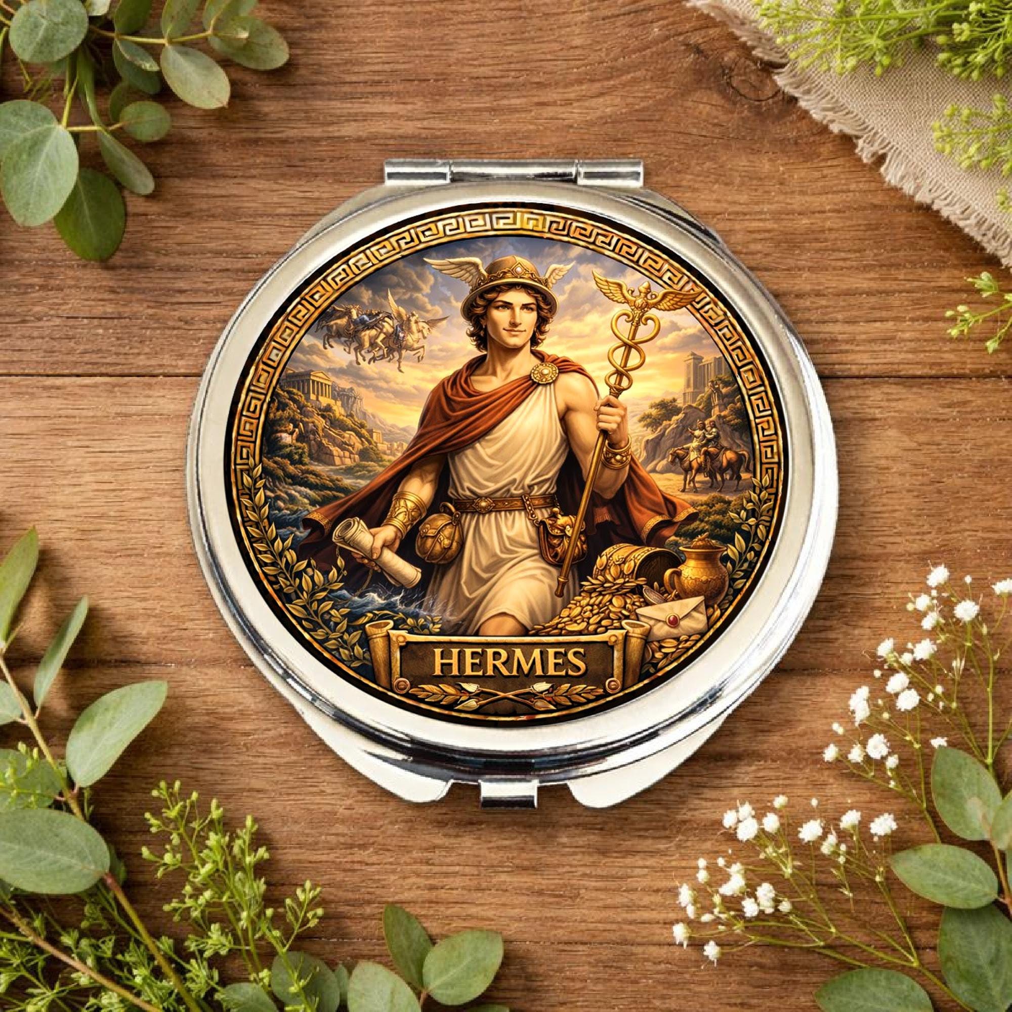 HERMES アイボリー 手鏡 Hermes Mirror - Etsy