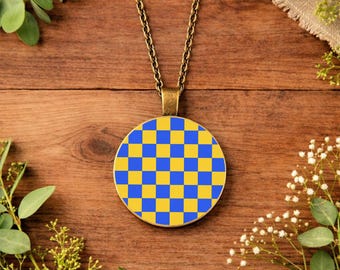 Wicklow County Colours Necklace • Irish County Jewellery • Wicklow Supporter Gift • County Pride Necklace • Personalised Jewellery