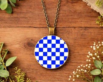 Waterford County Colours Necklace • Irish County Jewellery • Waterford Supporter Gift • County Pride Necklace • Personalised Jewellery