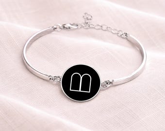 Tablets of the Law Bracelet • Ten Commandments Jewellery • Jewish Gift • Torah Symbol Bracelet • Hebrew Faith Jewellery • Religious Gift