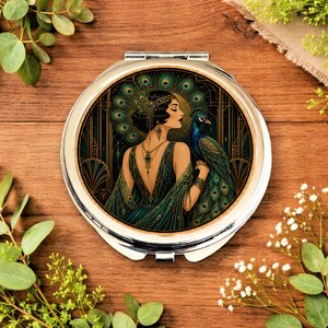 Vintage Peacock Mirror - Etsy