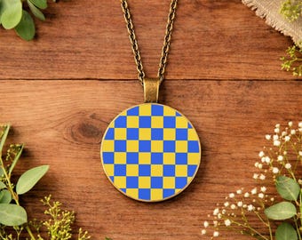 Tipperary County Colours Necklace • Irish County Jewellery • Tipperary Supporter Gift • County Pride Necklace • Personalised Jewellery