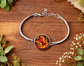 Fire Horse Bracelet 2026 – Year of the Horse Jewellery – Chinese Zodiac Gift.