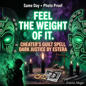 Cheaters Guilt Spell | Make Them Feel the Weight of What They Did | Dark Justice Casting by Estera
