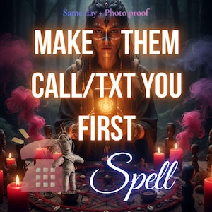 Contact Me Spell – Make Them Text/Call You Now (Same Day Photo Proof)