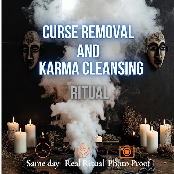 Curse Removal Spell & Karma Cleansing | Break Blocks | Clear Dark Energy | Return to Sender | Same Day Photo Proof