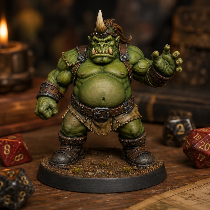 オークウォーバンドバンドル6 STL — ラグナロクオンラインにインスパイアされたオークミニチュアパック DnD 3Dプリント 画像 4