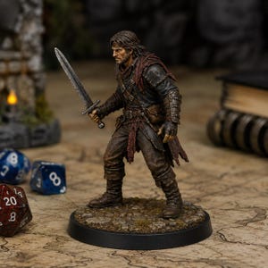 Bandit Swordsman STL — D&D Miniature 3D Print Tabletop Bild 6
