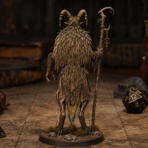 Baphomet Demon Mage STL — Ragnarok Online Inspired Spellcaster Boss Miniature DnD Print image 2