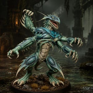 Four-Armed Monster STL — DnD Fantasy Aberration Miniature 3D Print Tabletop RPG image 4