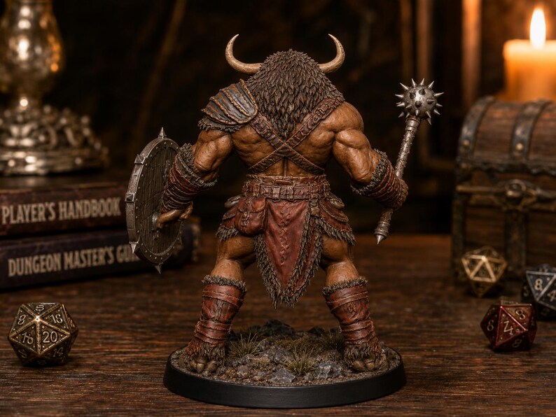 Minotaur Warband Bundle 6 STL — DnD Fantasy Labyrinth Pack Miniaturen 3D Print Bild 8