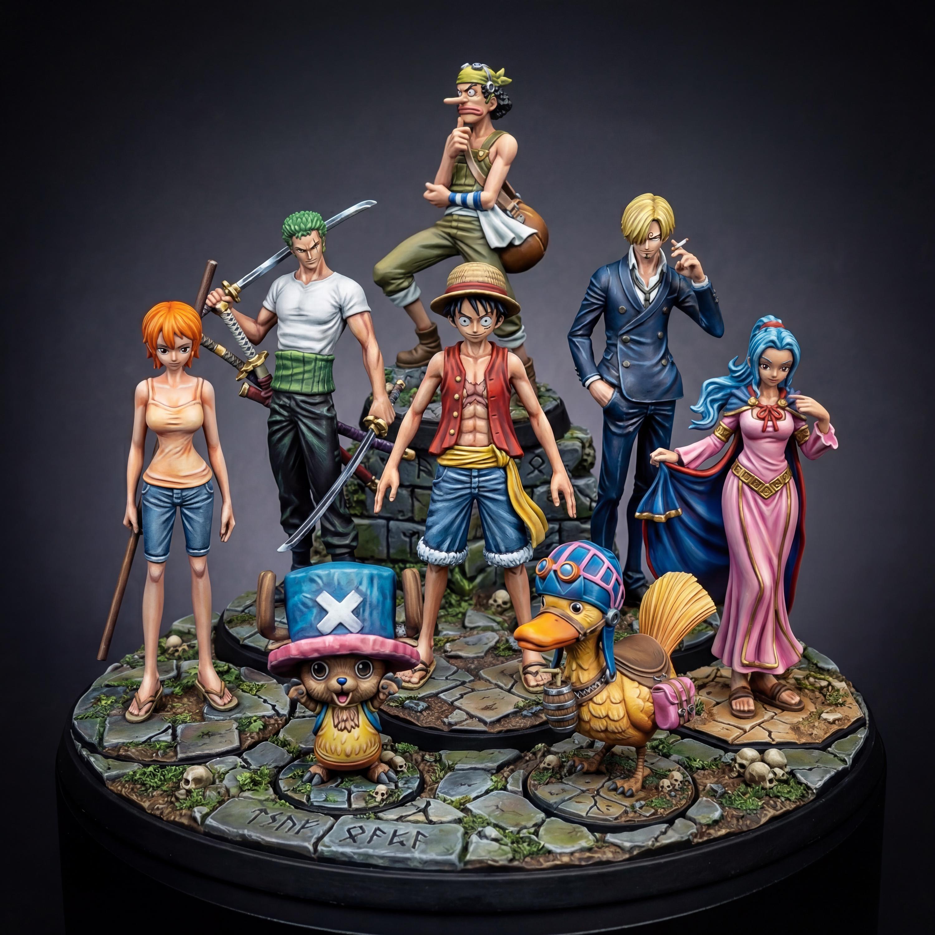 One piece mini figure - Etsy 日本