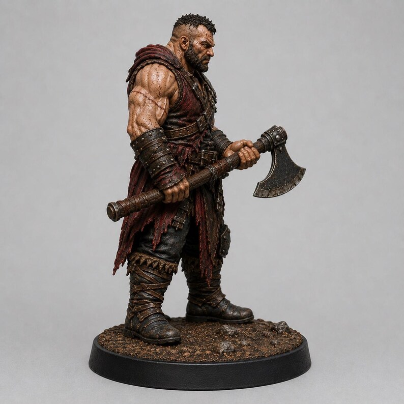 Road Bandits Pack 6 STL — DnD Fantasy Highway Robber Ambush Bundle 3D Print Tabletop image 5