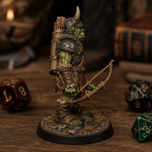 Orc Archer STL — Ragnarok Online Inspired Orc Bowman Miniature for DnD 3D Print Tabletop image 4