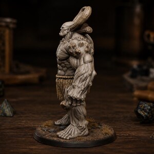 Gigante Cornudo STL — Miniatura de jefe gigante de montaña para DnD Fantasy (impresión 3D) imagen 3
