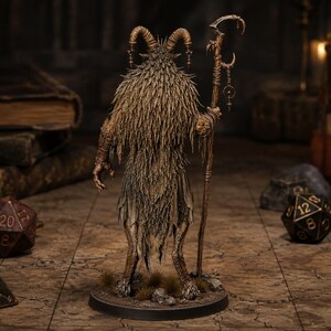 Baphomet Demon Mage STL — Ragnarok Online Inspired Spellcaster Boss Miniature DnD Print image 3