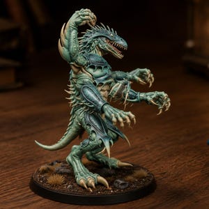 Four-Armed Monster STL — DnD Fantasy Aberration Miniature 3D Print Tabletop RPG image 5