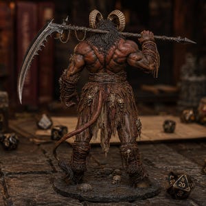 Baphomet Demon Lord STL — Ragnarok Online Inspired MVP Boss Miniature DnD 3D Print image 3
