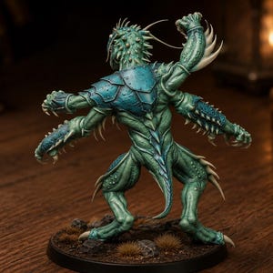 Four-Armed Monster STL — DnD Fantasy Aberration Miniature 3D Print Tabletop RPG image 6