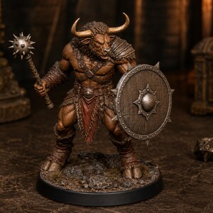 Minotaur Warband Bundle 6 STL — DnD Fantasy Labyrinth Pack Miniaturen 3D Print Bild 7